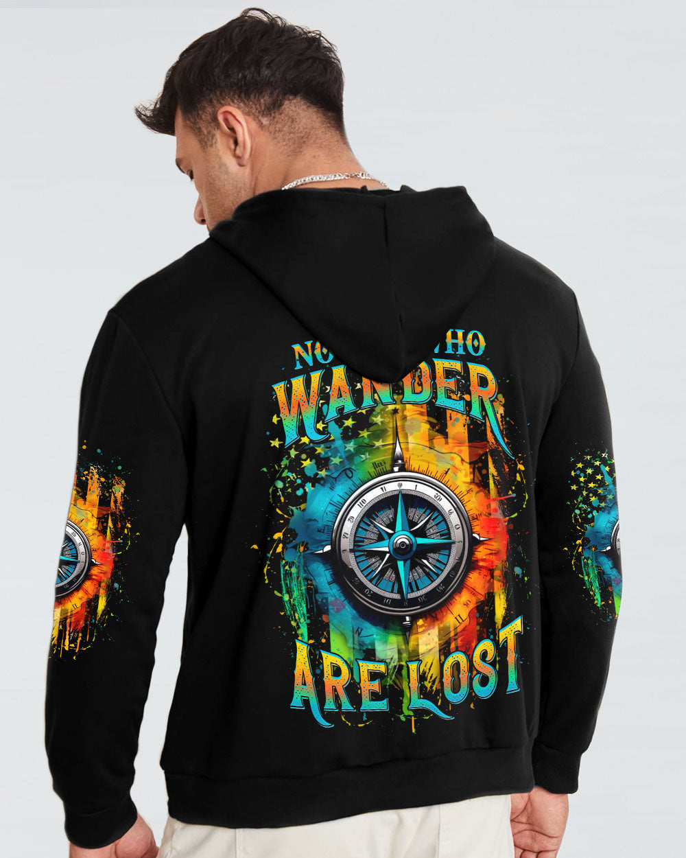 NOT ALL WHO WANDER ARE LOST ALL OVER PRINT - YHHN1504241