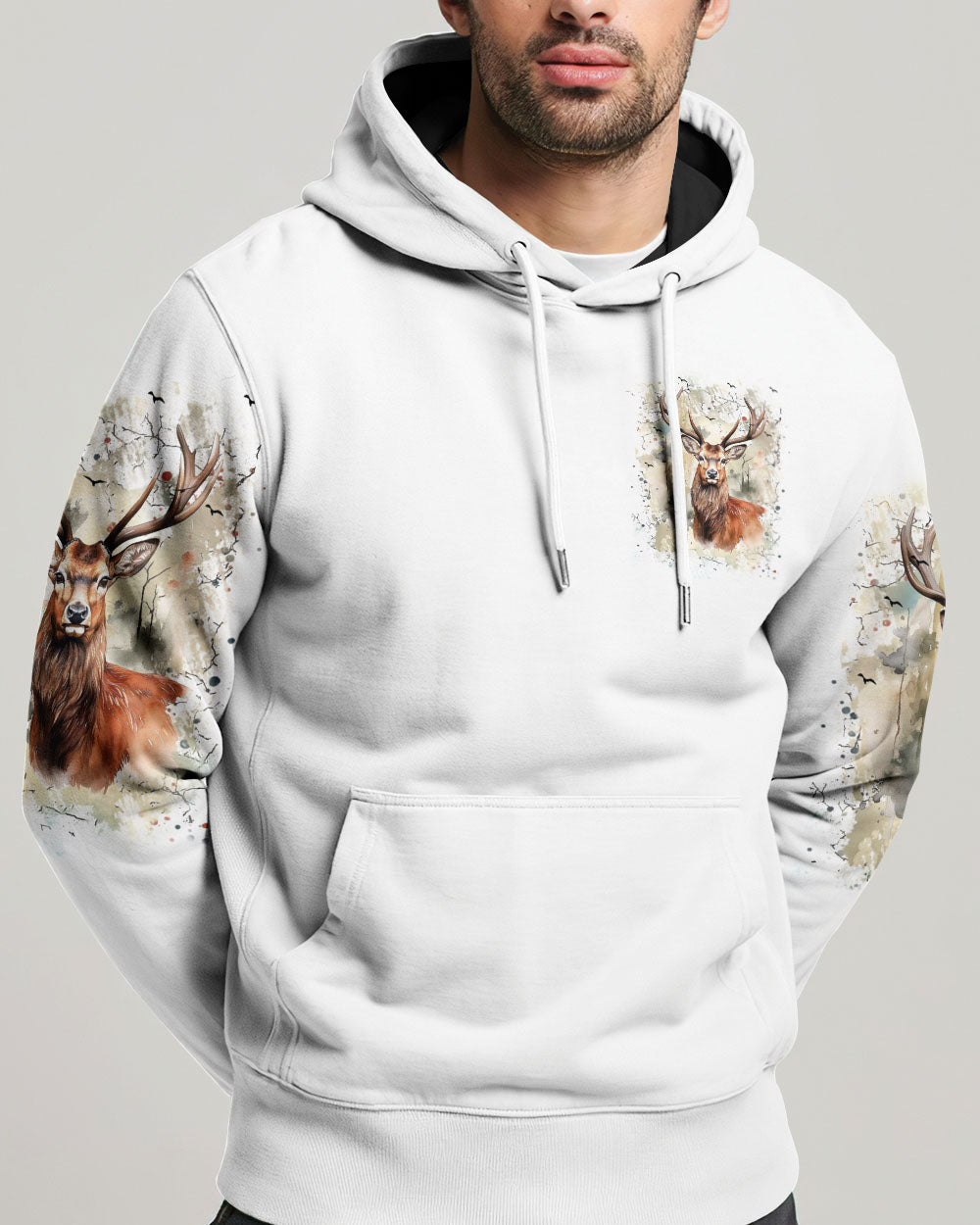 THE CLOSER I GET TO NATURE DEER HUNTING ALL OVER PRINT - YHHN2407241