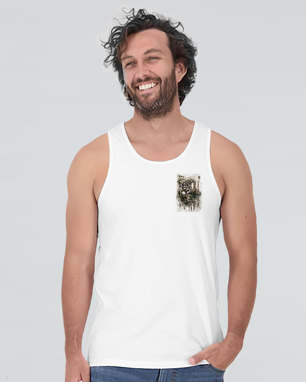 AND INTO THE FOREST I GO DEER ALL OVER PRINT - YHLN1509252