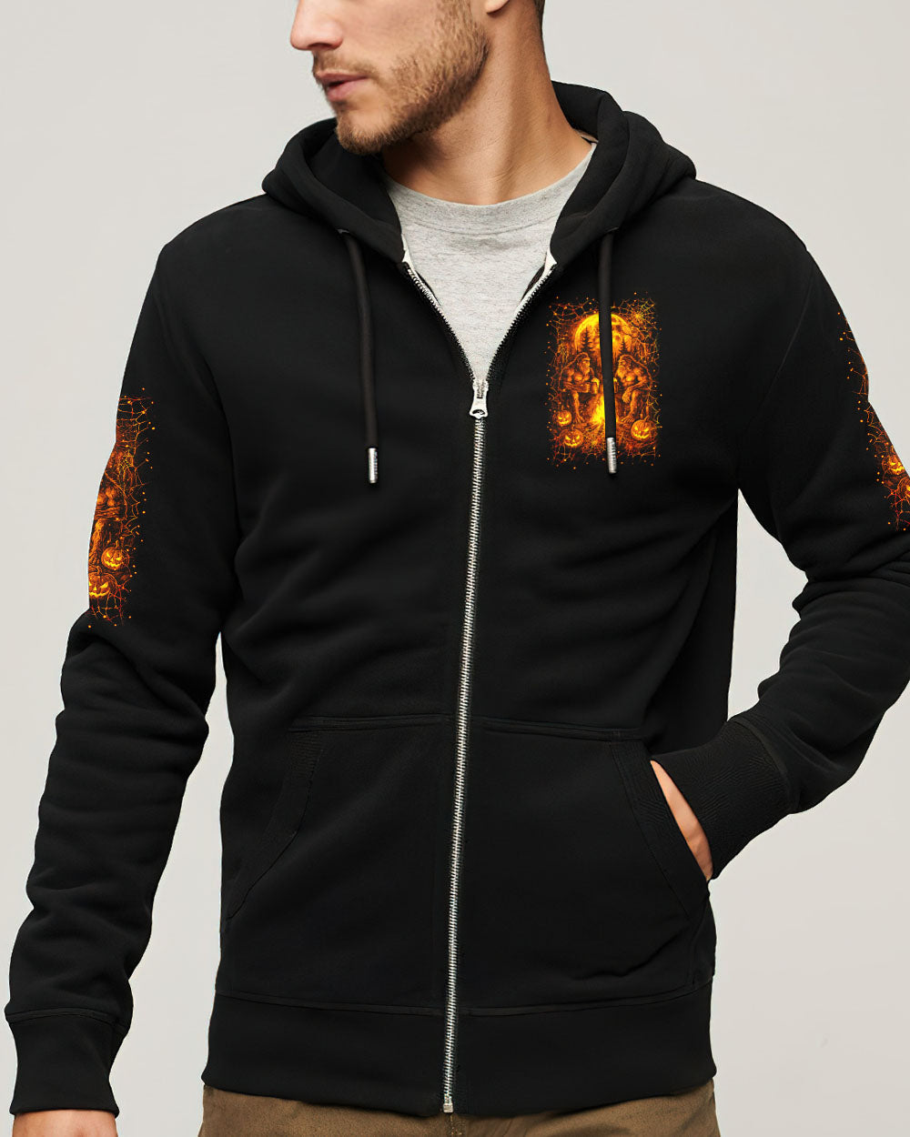MAKING MEMORIES ONE CAMPFIRE AT A TIME BIGFOOT HALLOWEEN ALL OVER PRINT - YHLN1807254