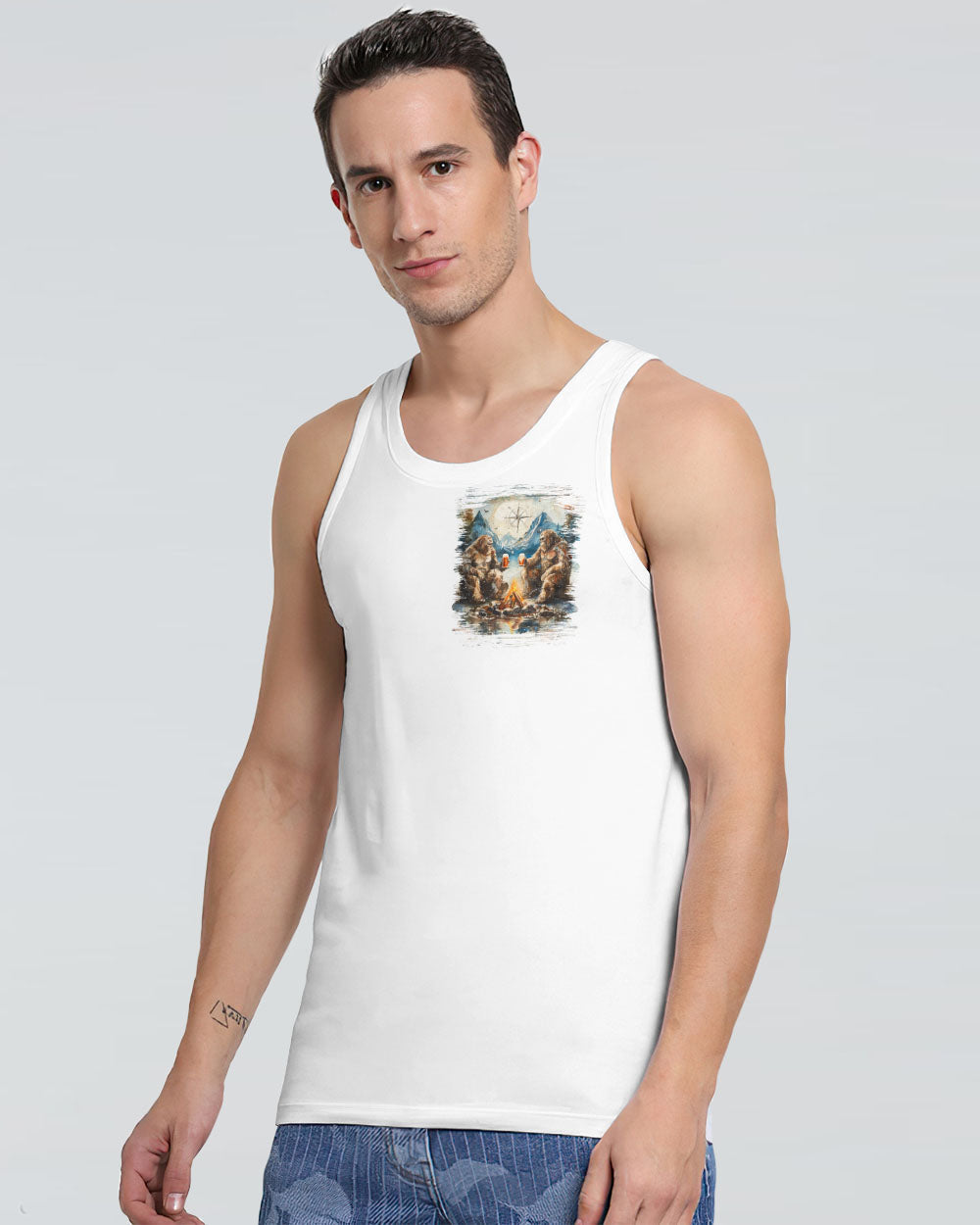 MAKING MEMORIES ONE CAMPFIRE AT A TIME BIGFOOT ALL OVER PRINT - YHLN1912241