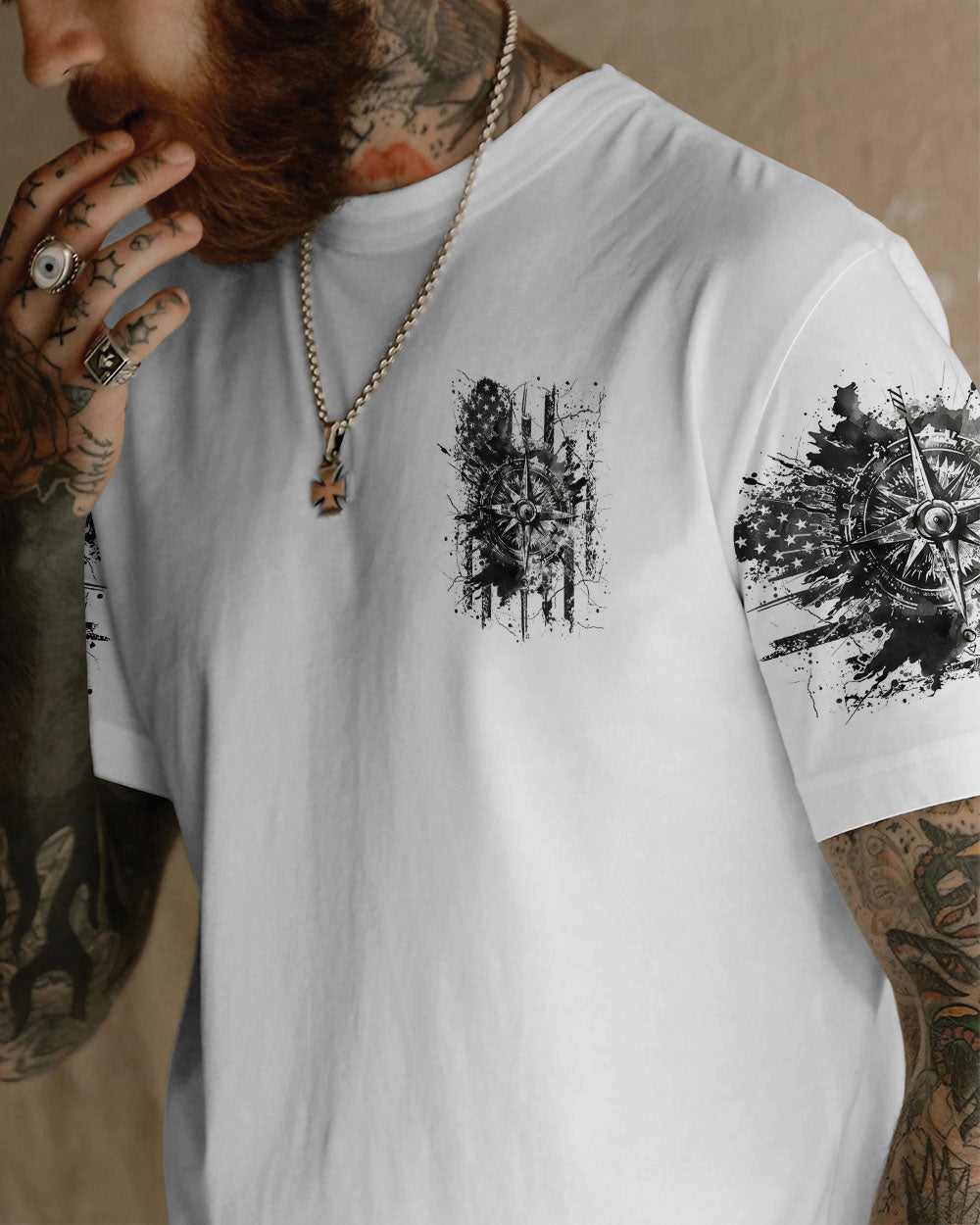 NOT ALL WHO WANDER ARE LOST COMPASS ALL OVER PRINT - YHLN2907242