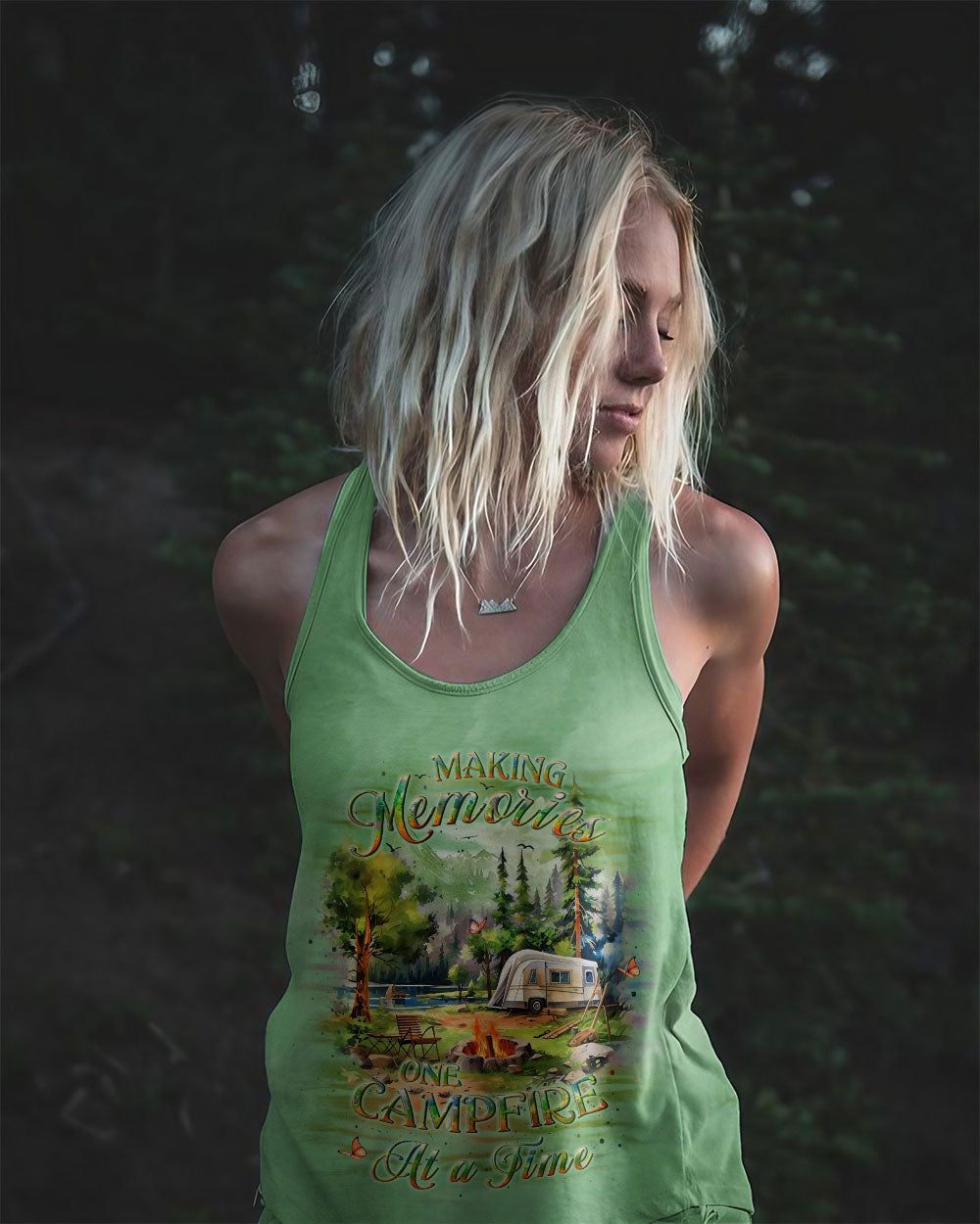 MAKING MEMORIES ONE CAMPFIRE AT A TIME ALL OVER PRINT - YHLT0208241