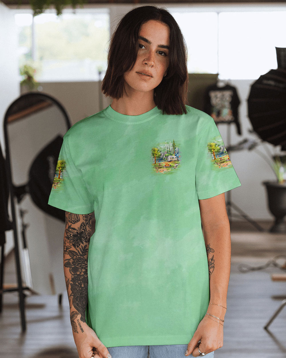 MAKING MEMORIES ONE CAMPFIRE AT A TIME ALL OVER PRINT - YHLT0208241