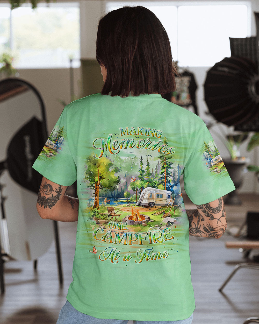 MAKING MEMORIES ONE CAMPFIRE AT A TIME ALL OVER PRINT - YHLT0208241