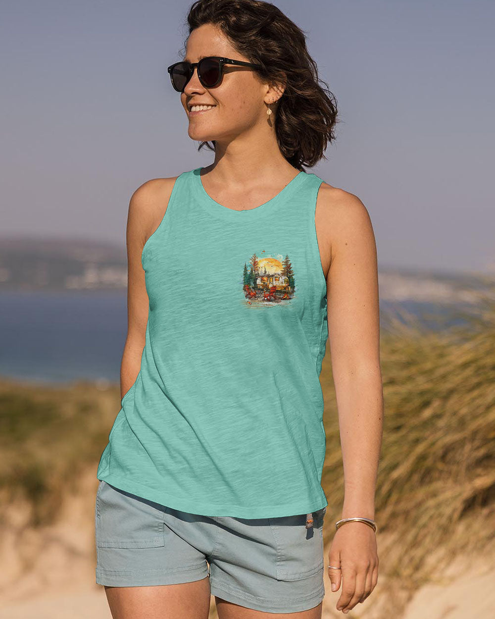IT'S ALWAYS HAPPY HOUR WHEN I'M CAMPING ALL OVER PRINT - YHLT0807243