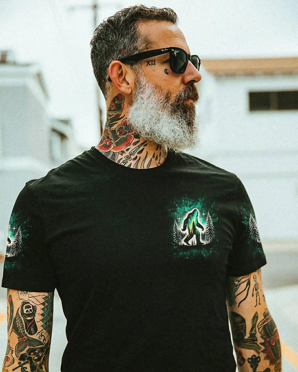  THE CLOSER I GET TO NATURE BIGFOOT ALL OVER PRINT - TLNT1111243