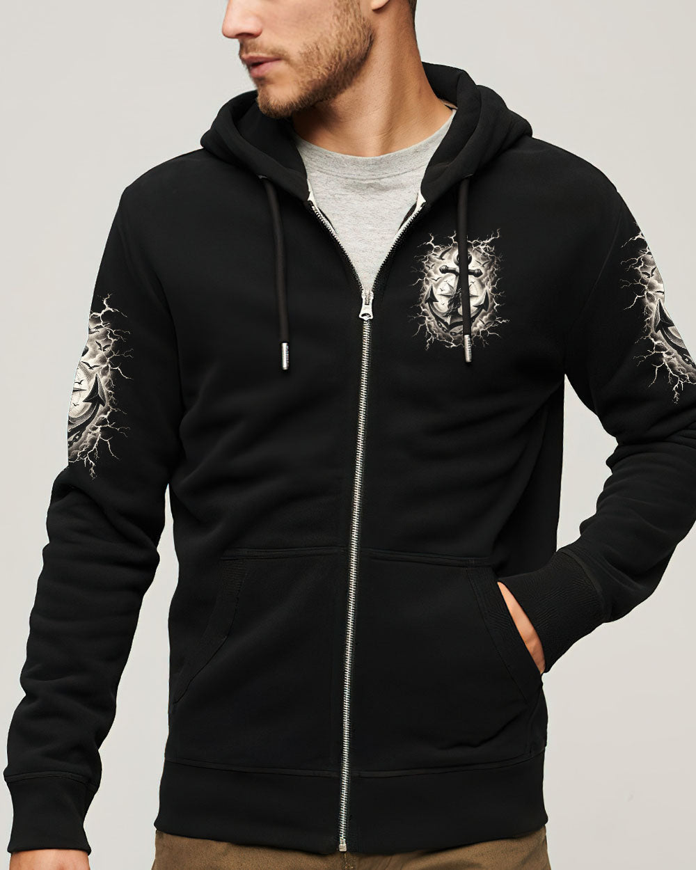 NOT ALL WHO WANDER ARE LOST ANCHOR COMPASS ALL OVER PRINT - YHLN2706254