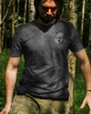 BlueJose I've Got Hunting In My Veins And Jesus In My Heart Black Shirt, Personalized Hunting 3D Shirt