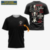 BlueJoseHunting Run Through My Veins But Jesus Leads My Way Shirt, Personalized Hunting 3D Shirt