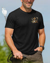BlueJose Hell Can't Take This Hunter Shirt, Personalized Hunting 3D Shirt - Black