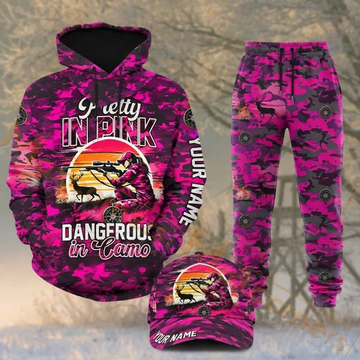 BlueJose Hunting Think Dangerous Eagle Pink Camo Personalized 3D Shirts