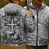 BlueJose Custom Jesus is my savior Hunting is my therapy shirt, Personalized Hunting 3D Shirt