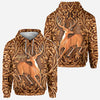 BlueJose Love Hunting, Personalized Hunting All Over Shirt, Personalized 3D Hoodie For Hunting Lover