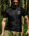BlueJose I Was Born To Hunt The Wild But Chosen To Follow The Cross Shirt, Personalized Hunting 3D Shirt