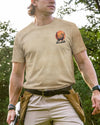 BlueJose I Vow To Follow Christ Shirt, Personalized Hunting 3D Shirt - Beige