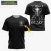 BlueJose Born To Hunt Saved By Grace, Personalized Hunting 3D Shirt