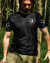 BlueJose Never Underestimate An Old Man Who Believe In Jesus And Love Hunting Shirt, Personalized Hunting 3D Shirt - Black