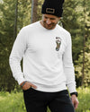 BlueJose Not All Who Wander Are Lost  Personalized Hiking Shirt - White
