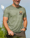 BlueJose I Vow To Follow Christ Shirt, Personalized Hunting 3D Shirt - Green