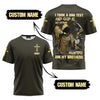 BlueJose God is my Father Hunters are my brothers, Personalized Hunting 3D Shirt