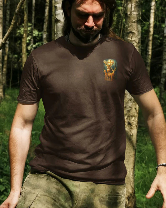 BlueJose Hunter By Birth Christian By Choice Shirt, Personalized Hunting 3D Shirt