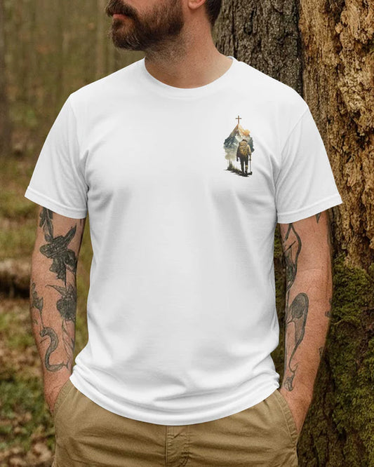 BlueJose Not All Who Wander Are Lost Personalized Hiking 3D Shirt - White