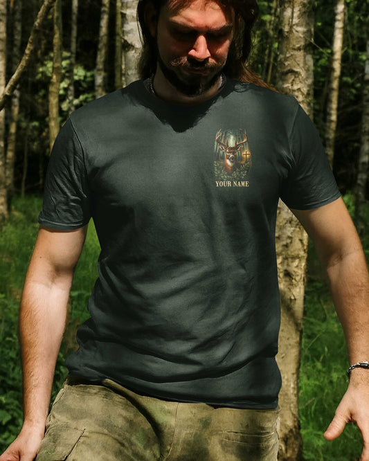 BlueJose Buck Around And Find Out Shirt, Personalized Hunting 3D Shirt