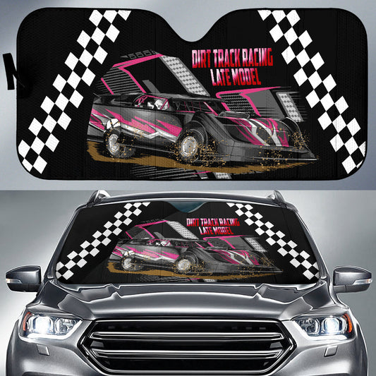 BlueJose Dirt Track Racing Late Model Windshield Sun Shade