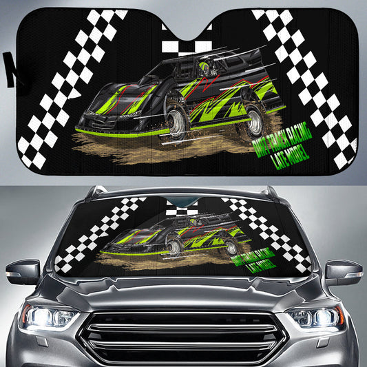 BlueJose Dirt Track Racing Late Model Windshield Sun Shade