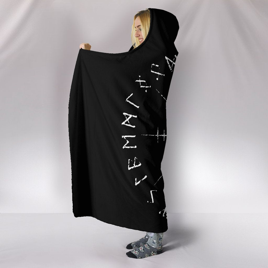 Viking Style Hooded Blanket - Helm of Awe A7