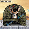 BlueJose Born To Hunt Hunting Classic Cap Multicolor Personalized Hat 3D