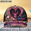 BlueJose Country Girl Deer Heart Hunting Multicolor Pattern Personalized Cap