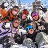 BlueJose Funny Face Ski Mask Balaclava (5 faces)