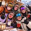 BlueJose Funny Face Ski Mask Balaclava (5 faces)