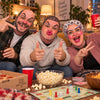 BlueJose Funny Face Crazy Group Balaclava Face Mask (12 Masks)