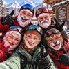 BlueJose Funny Santa Elf Snowman Balaclava Face Mask (10 faces)