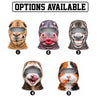 BlueJose Funny Animal Face Ski Mask Donkey Hippo Rabbit & Sloth Crazy Smiling Full Face Balaclava (5 faces)