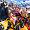 BlueJose Funny Animal Face Ski Mask Donkey Hippo Rabbit & Sloth Crazy Smiling Full Face Balaclava (5 faces)