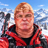 BlueJose Funny Realistic Blonde Old Man Face Ski Mask Happy Grumpy & Smirking Expressions Full Face Balaclava (3 masks)