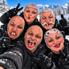 BlueJose Funny Grandpa Grandma Motobiker Ski Mask Face Balaclava (5 faces)