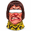 BlueJose Funny Ugly Face Ski Mask Crazy Missing Teeth Big Lips Curly Mustache Grumpy Grandma & Tongue Out Expressions Full Face Balaclava (10 faces)