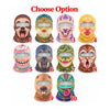BlueJose Funny Animal Face Ski Mask Sloth Llama Frog Owl Walrus & Chameleon Cartoon Full Face Balaclava (10 animals)