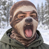BlueJose Funny Animal Face Ski Mask Sloth Llama Frog Owl Walrus & Chameleon Cartoon Full Face Balaclava (10 animals)