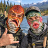 BlueJose Funny Fish Face Ski Mask Largemouth Bass Rainbow Trout Catfish Walleye Northern Pike & Freshwater Fish Full Face Balaclava (10 fish masks)