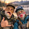 BlueJose Funny Fish Face Ski Mask Largemouth Bass Rainbow Trout Catfish Walleye Northern Pike & Freshwater Fish Full Face Balaclava (10 fish masks)