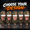 BlueJose Funny Face Realistic Forest Camo 3D Face Balaclava – Hunting & Outdoor Full-Face Mask (5 Faces)