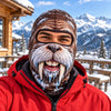 BlueJose Funny Character Balaclava Ski Mask 3D Printed Old Man Walrus Braces Smile Hood (5 Faces)