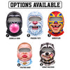 BlueJose Funny Crazy Face Ski Mask Gorilla Bubblegum Snow Monster Baby Face Raccoon & Lucha Libre Full Face Balaclava (5 faces)