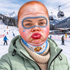 BlueJose Funny Crazy Face Ski Mask Gorilla Bubblegum Snow Monster Baby Face Raccoon & Lucha Libre Full Face Balaclava (5 faces)